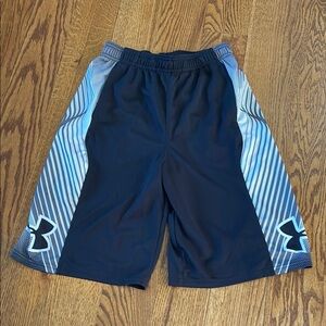 Under Armour Black and Gray Athletic Shorts